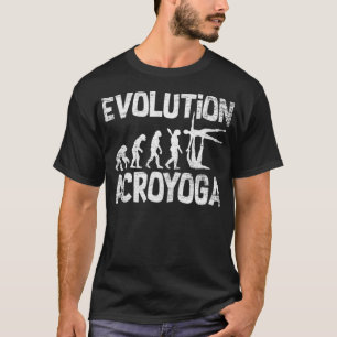 T-shirt Evolution Acroyoga Acro Yoga acroates Thérapeuti