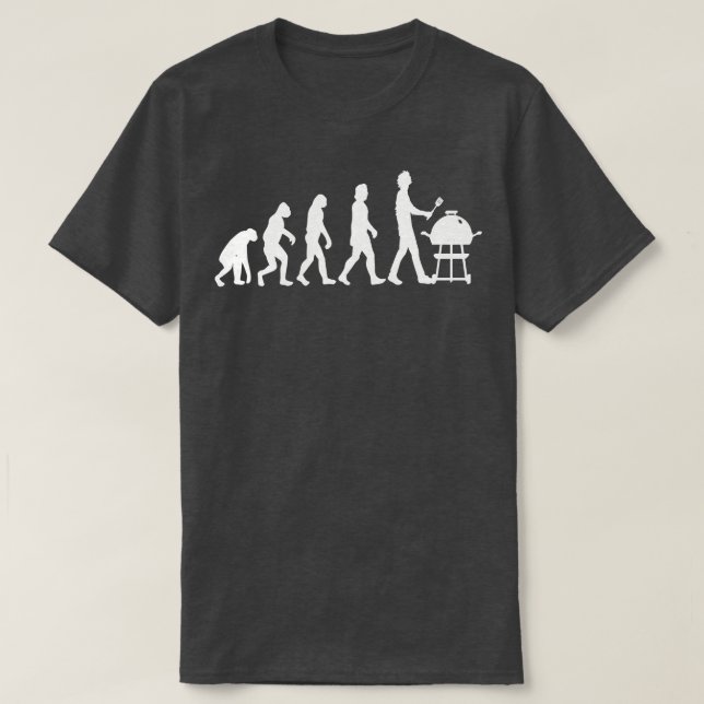 T-shirt Évolution barbecue 1 (Design devant)