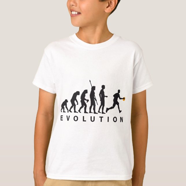 T-shirt évolution basketball (Devant)