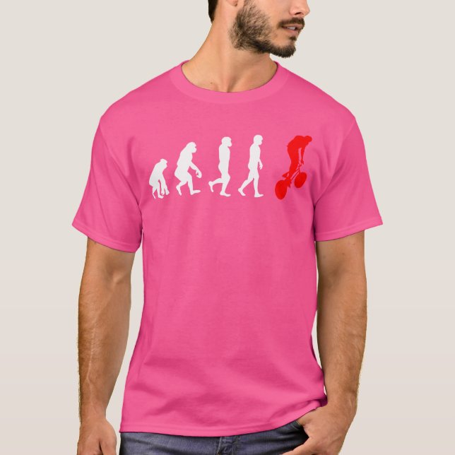 T-shirt Evolution Bmx Bike Racing FreeBicycle Sport (Devant)
