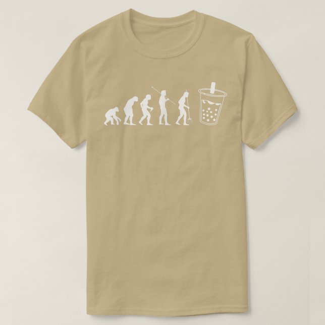 T-shirt Evolution Boba Bubble Tea 884 (Design devant)