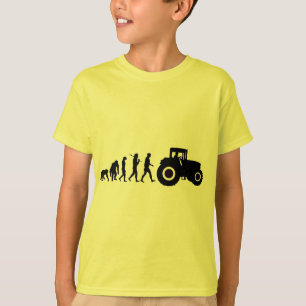 T-shirt Évolution d'agriculteurs d'élever des conducteurs
