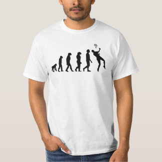 T-shirt Évolution de badminton
