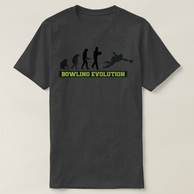 T-shirt Évolution de Bowling T (Design devant)