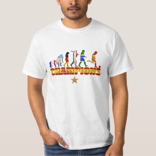 T-shirt Évolution de champion espagnol du monde de