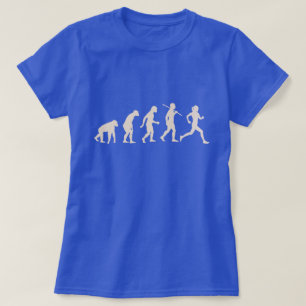 T-shirt Evolution De La Course - Runner Papa Maman