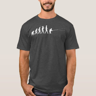 T-shirt Évolution de la pêche à la mouche