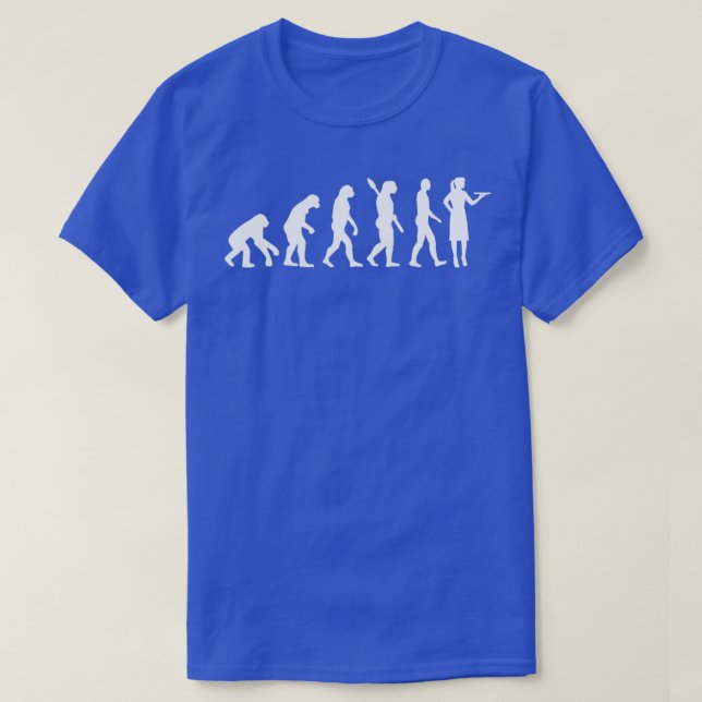 T-shirt Évolution de la serveuse (Design devant)