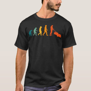 T-shirt Evolution de la tour de gazon Retro Gardener Mowin