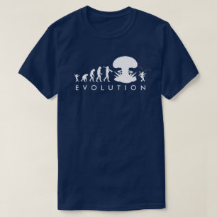 T-shirt Évolution de l'Homme et du Cafard Tableau drôle de