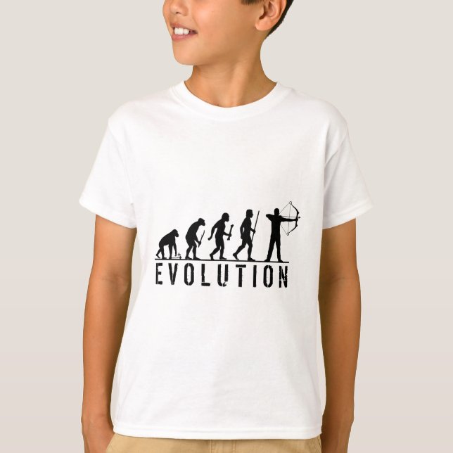 T-shirt Évolution de tir à l'arc (Devant)