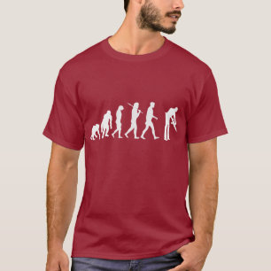 T-shirt Évolution d'ébénistes de travail du bois de