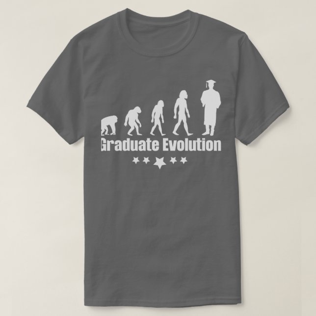 T-shirt Évolution des diplômes (Design devant)