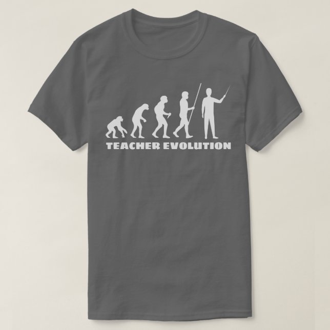 T-shirt Évolution des enseignants (Design devant)