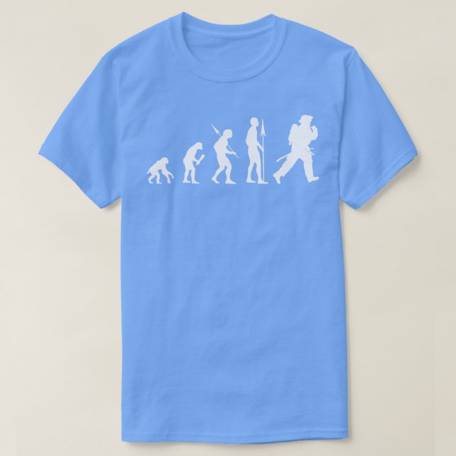 T-shirt Évolution des pompiers (Design devant)