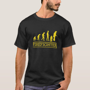 T-shirt Évolution des pompiers Drôle