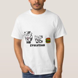 T-shirt évolution d'hamburger