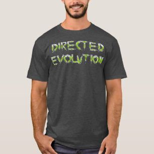 T-shirt Evolution dirigée Mot graphique Art du développeme