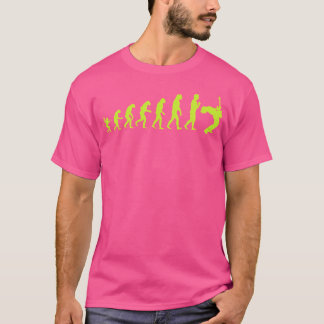 T-shirt Évolution drôle de guitare électrique