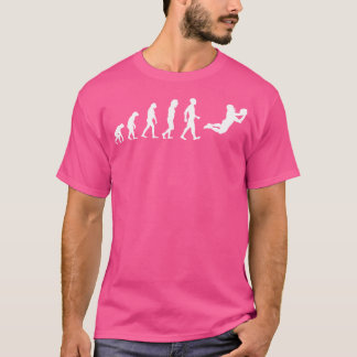 T-shirt Evolution Drôle joueur de football américain