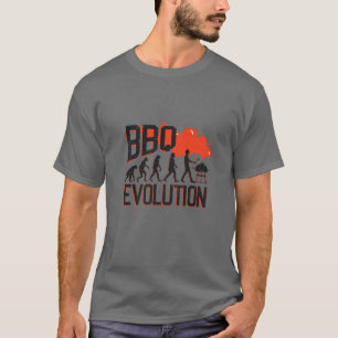 T-shirt Évolution du barbecue   Drôle Barbecue Grilling Pl