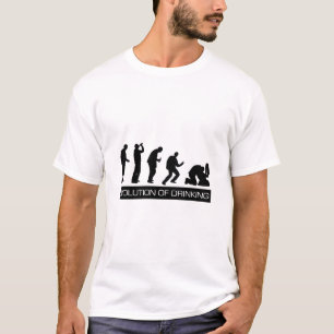 T-shirt Évolution du boire