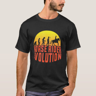 T-shirt Évolution du cavalier