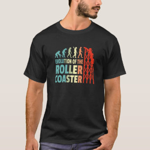 T-shirt Évolution Du Dessous de verre À Rouleau Drôle Roll