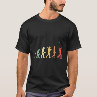 T-shirt Évolution Du Golf Pour Les Golfeurs Joueurs De Gol