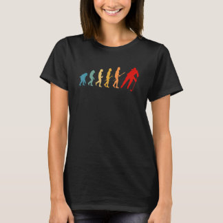T-shirt Évolution du hockey rétrograde pour le joueur de h