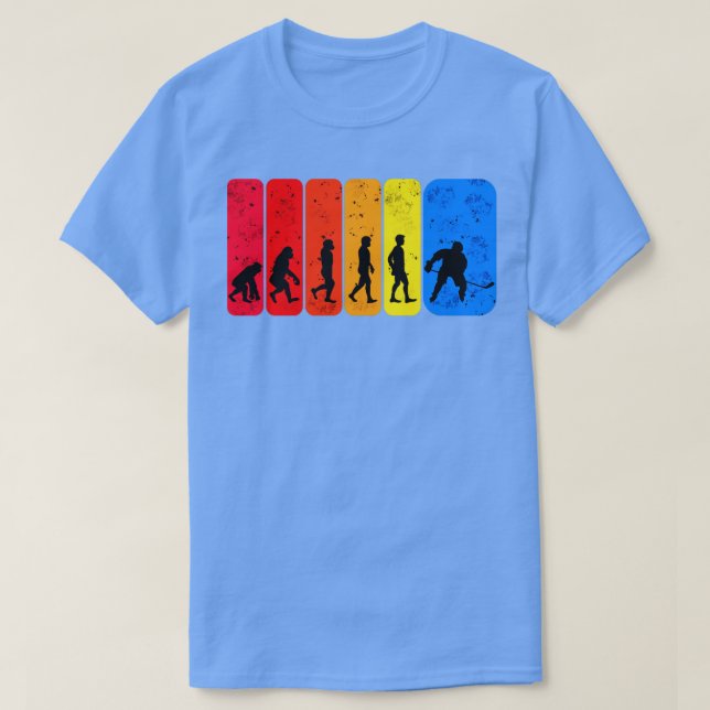T-shirt Évolution du hockey sur glace (Design devant)