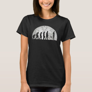 T-shirt Évolution du pêcheur et évo  Évolution de l'homme 