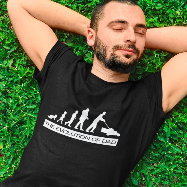T-shirt Evolution du père - Fête des pères (Créateur téléchargé)