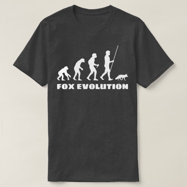 T-shirt Évolution du Renard (Design devant)