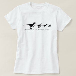 T-shirt Évolution du Terrier écossais