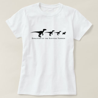 T-shirt Évolution du Terrier écossais