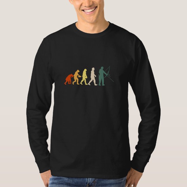 T-shirt Evolution du tir à l'arc Bow Bowhuning et Arrow Ar (Devant)