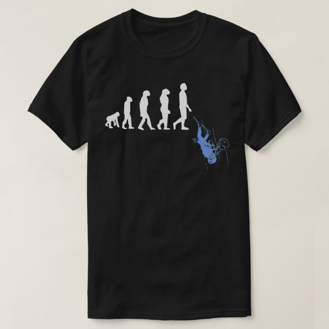 T-shirt Evolution D'Un Plongeur Plongeur Divemaster Snorke (Design devant)
