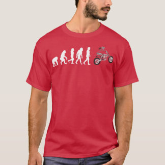 T-shirt Évolution d'une fille de motocross