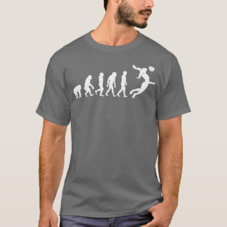 T-shirt Évolution d'une fille de volley-ball 1