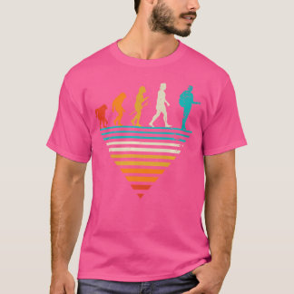 T-shirt Evolution humaine - Guitariste Vintage Acoustique 