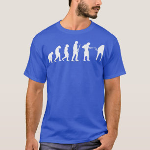 T-shirt Evolution humaine Livraison de pizza Guy Manger Pi