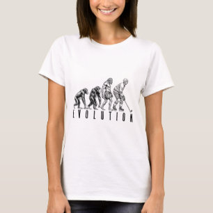 T-shirt Évolution joueur de hockey sur glace drôle homme s