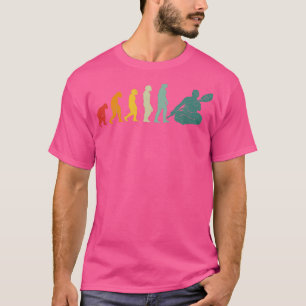 T-shirt Evolution kayak pagayage développement de l'aviron