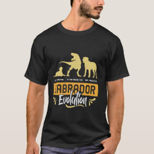 T-shirt ÉVOLUTION LABRADOR Retriever Labrador Chien Drôle