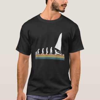 T-shirt Evolution Land Sailing Sand Yachting Dirtboating S