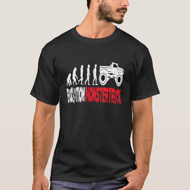 T-shirt Evolution Monster Truck Monster Truck Freestyle M (Devant)