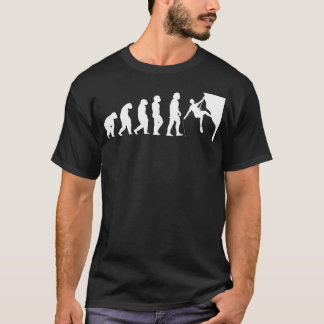 T-shirt Evolution Of Man To Climber Vintage Climbing Gift 
