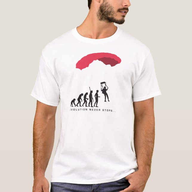 T-shirt évolution parachute (Devant)