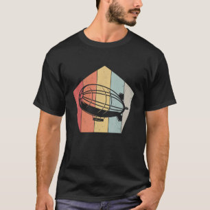 T-shirt Evolution Retro Zeppelin Dirigible Blimp Airship